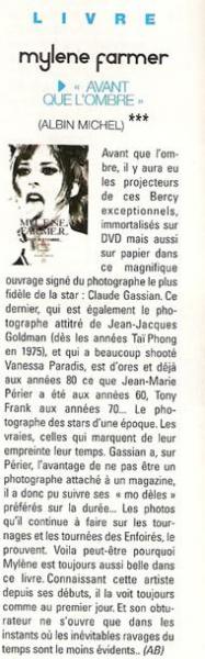 Myl�ne dans le Mag Platine...